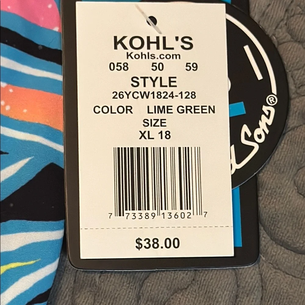Maui and Sons Vibrant Geometric Swim Shorts